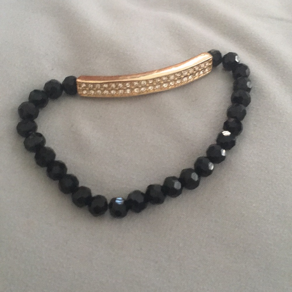 Bracelet black and gold